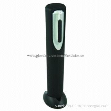 Battery Operated Wine Opener, Silver and Black Colors Available